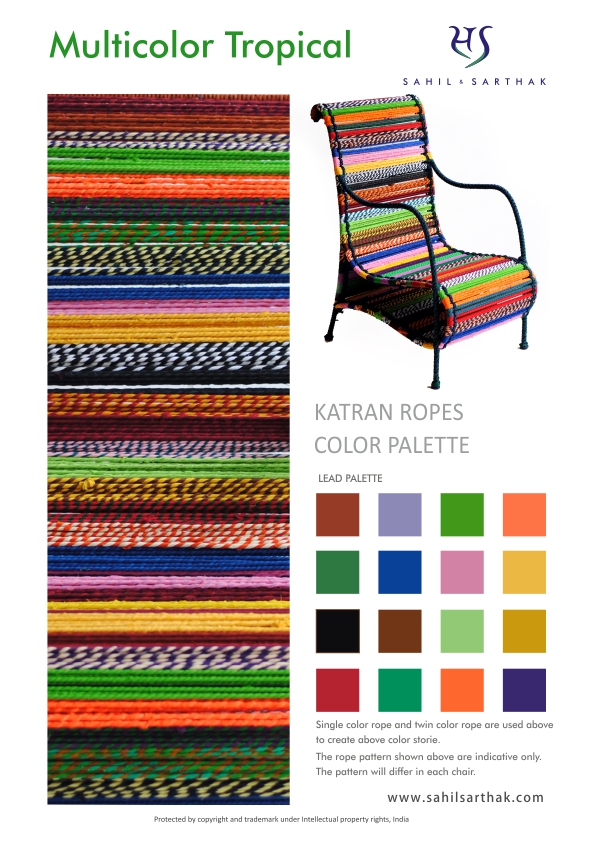 Tropical Multicolor color pallate by sahil & sarthak